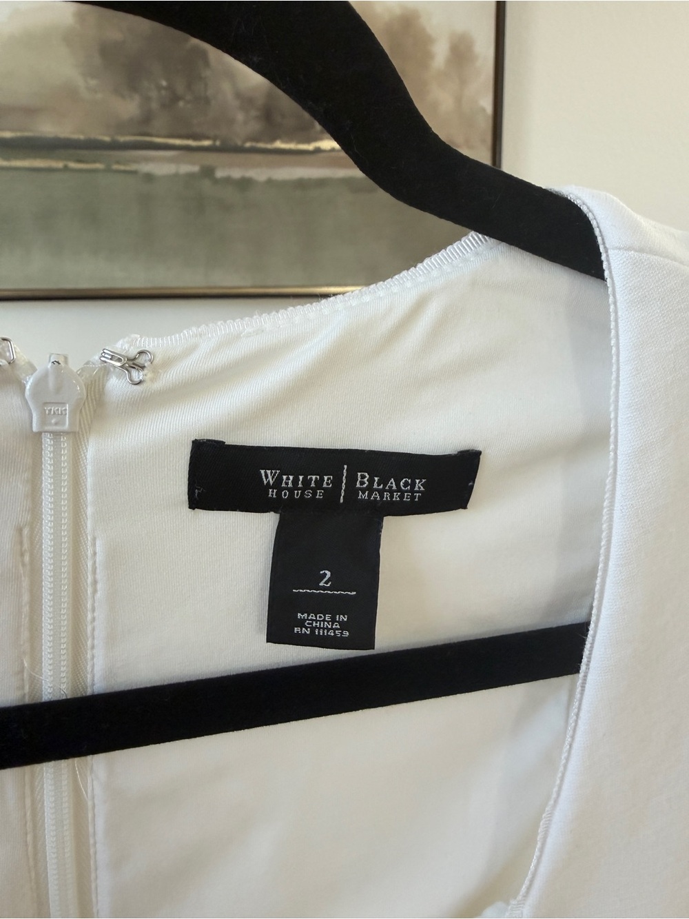 White House Black Market White Double-Breasted Sheath Dress - Picture 3 of 3